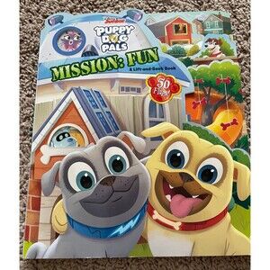 Disney Puppy Dog Pals Mission Fun A Lift And Seek Hardcover Book